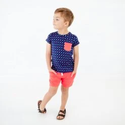 Americana Pocket Tee And Short Set
