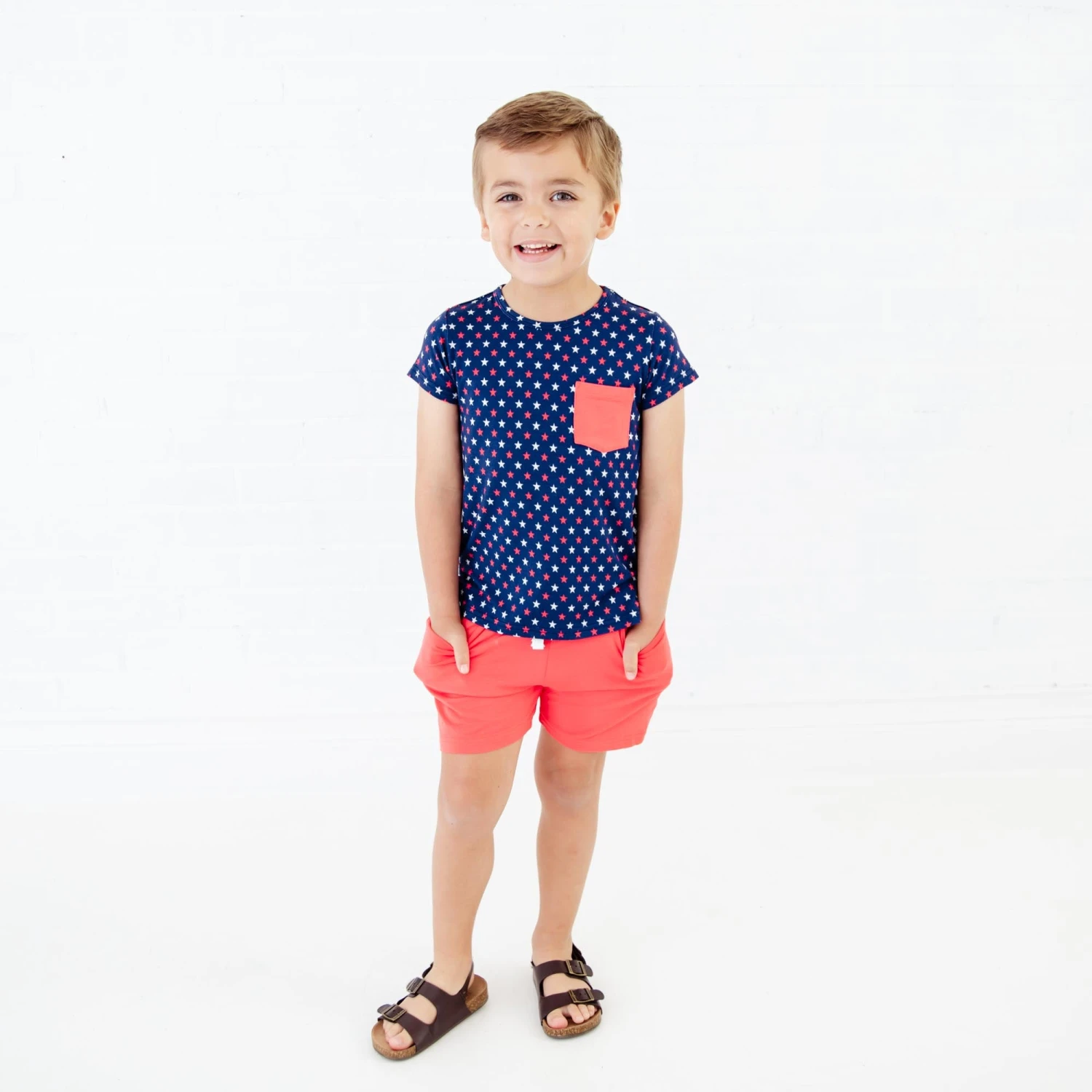 Americana Pocket Tee And Short Set 4 Americana Pocket Tee And Short Set - Image 3