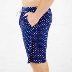 Americana Men's Sleep Shorts -DREAMIERE Store 4thofjulymensshorts 2