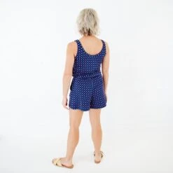 Americana Women's Everyday Romper 8 Americana Women's Everyday Romper -DREAMIERE Store 4thofjulywomensshortsromper 5