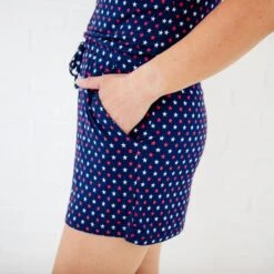 Americana Women's Everyday Romper 10 Americana Women's Everyday Romper -DREAMIERE Store 4thofjulywomensshortsromper 7