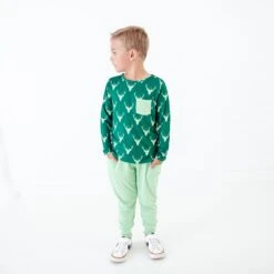 For Bucks Sake Pocket Tee And Jogger Set -DREAMIERE Store AntlersLSBasicPocketTeeandJoggerPants 3