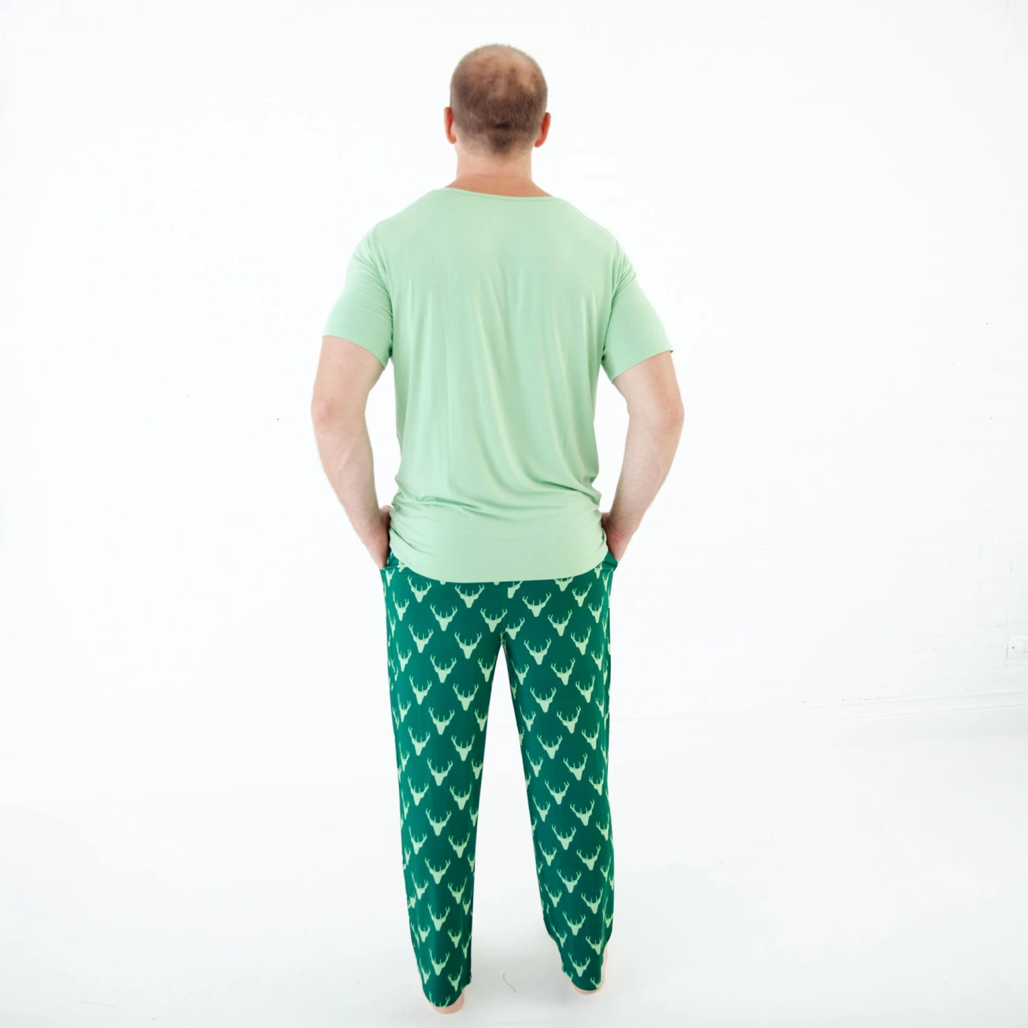 For Bucks Sake Men's Short Sleeve Loungewear 8 For Bucks Sake Men's Short Sleeve Loungewear - Image 6