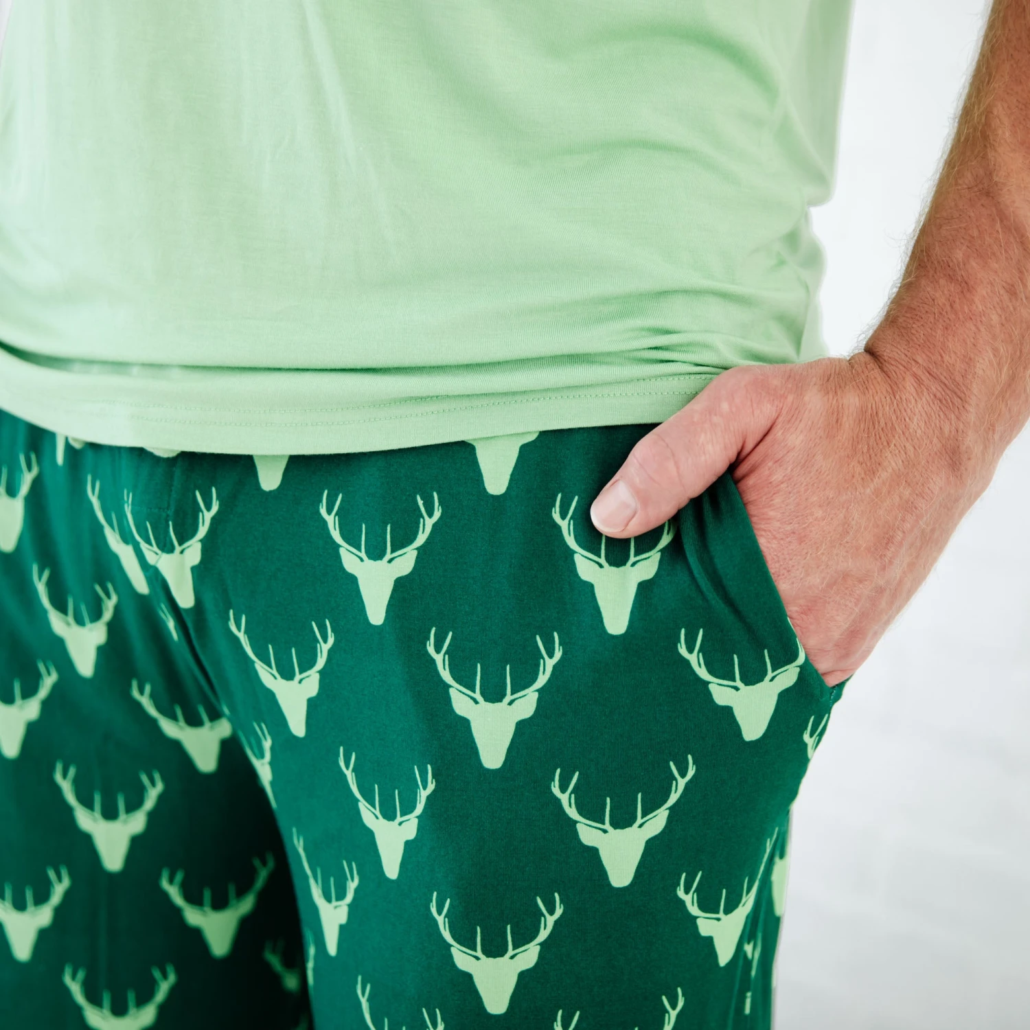 For Bucks Sake Men's Short Sleeve Loungewear 4 For Bucks Sake Men's Short Sleeve Loungewear - Image 2