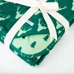 For Bucks Sake Quilted Children's Bamboo Blanket 9 For Bucks Sake Quilted Children's Bamboo Blanket -DREAMIERE Store Antlersquiltedchildrensblanket 2