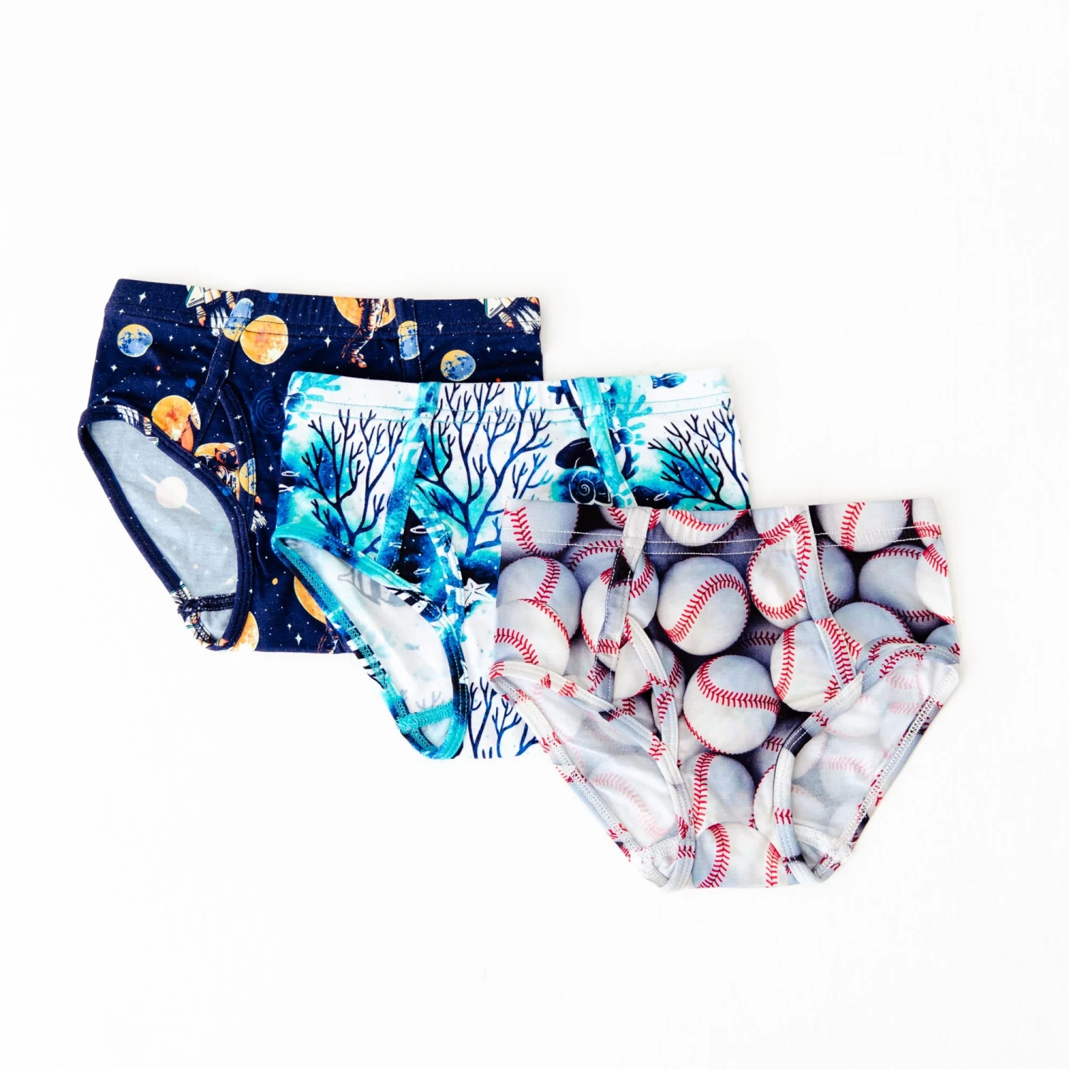 3-Pack Boy's Briefs Set - Explorer Trio 3 3-Pack Boy's Briefs Set - Explorer Trio