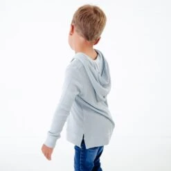 Beacon Gray Waffle Hoodie -DREAMIERE Store BeaconGrayWaffleHoodie 4