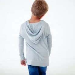 Beacon Gray Waffle Hoodie -DREAMIERE Store BeaconGrayWaffleHoodie 5