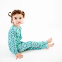 Driving Me Daisy Ruffle Convertible Footie -DREAMIERE Store DitsyFloralConvertibleFootie 6