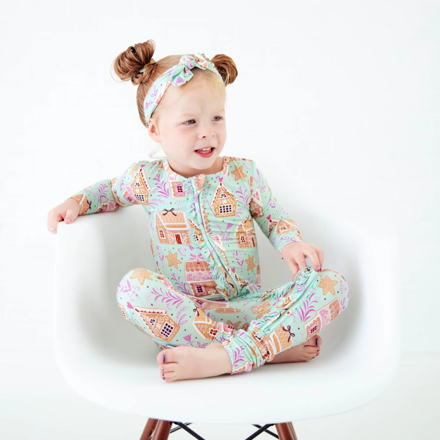 Baking Spirits Bright Ruffle Convertible Footie 6 Baking Spirits Bright Ruffle Convertible Footie - Image 4