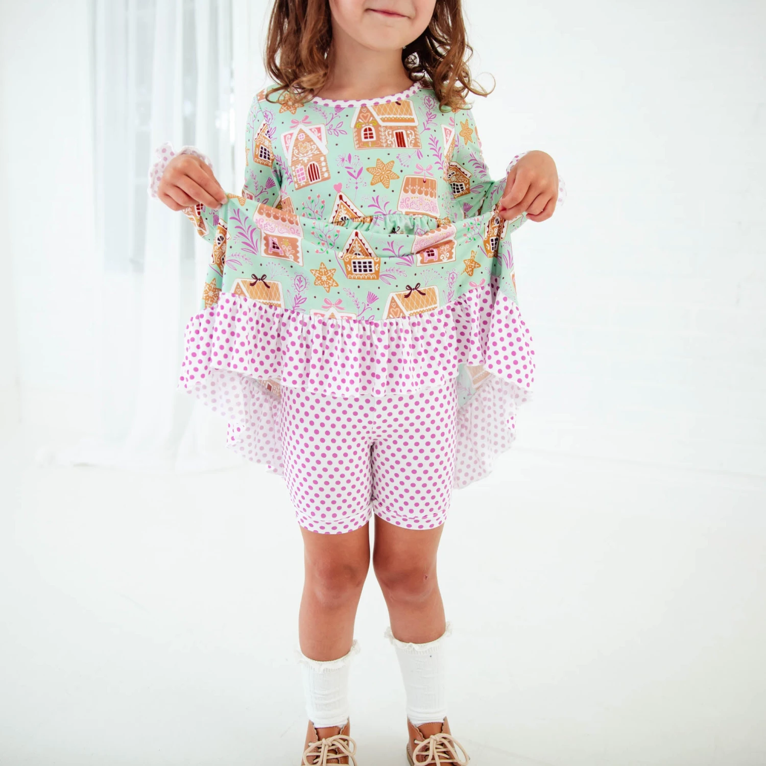 Baking Spirits Bright Bow Back Dress And Shorts Set 7 Baking Spirits Bright Bow Back Dress And Shorts Set - Image 5