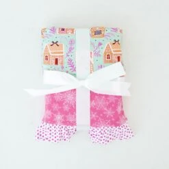 Baking Spirits Bright Ruffle Reversible Blanket 10 Baking Spirits Bright Ruffle Reversible Blanket -DREAMIERE Store Gingerbreadhousesrufflereversibleblanket