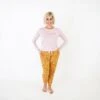 Golden Hour Women's Long Sleeve Loungewear 1 Golden Hour Women's Long Sleeve Loungewear -DREAMIERE Store MustardFloralWomensLoungewear