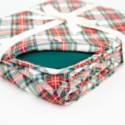 Prancer's Plaid Quilted Adult Bamboo Blanket - Three Layer -DREAMIERE Store Plaidadultblanket 4