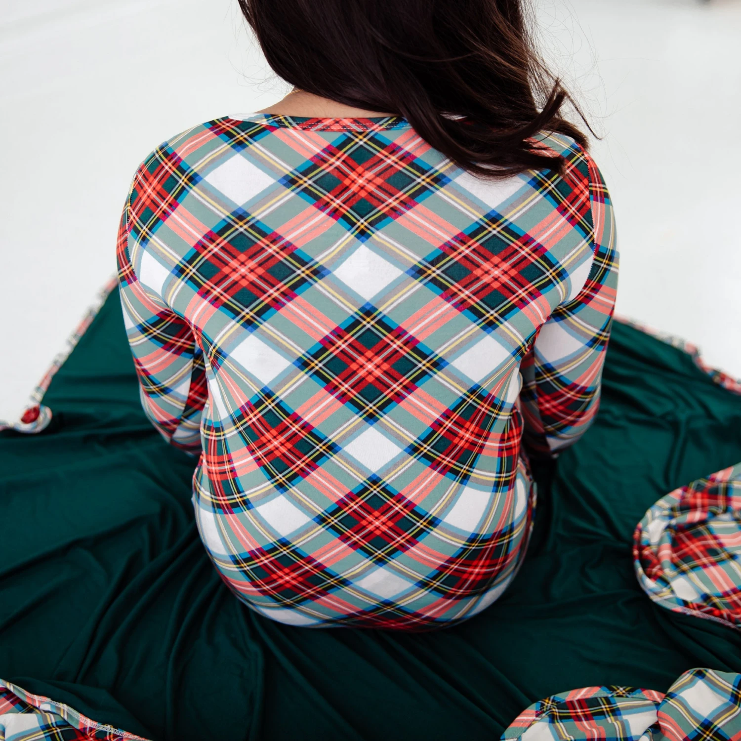 Prancer's Plaid Two Piece Pajamas Set 7 Prancer's Plaid Two Piece Pajamas Set - Image 5