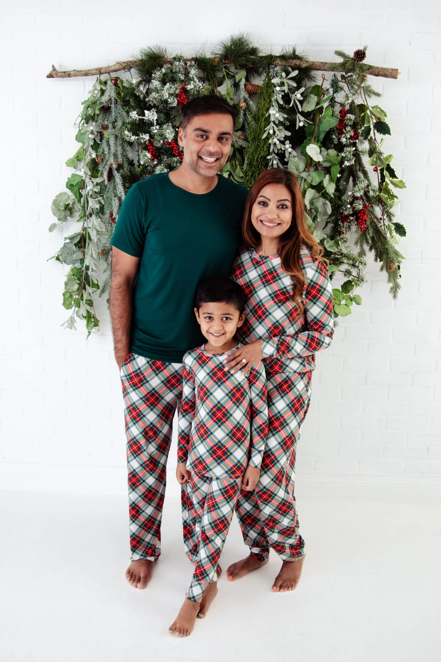 Prancer's Plaid Two Piece Pajamas Set 8 Prancer's Plaid Two Piece Pajamas Set - Image 6