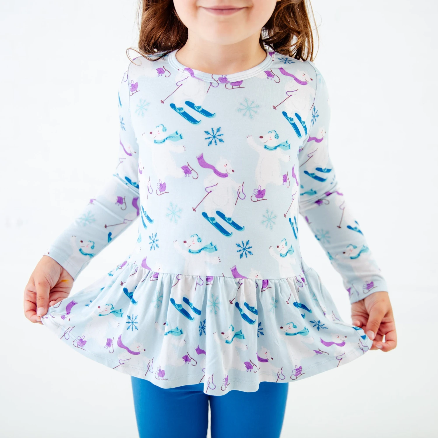 Bearly Skating By Long Sleeve Twirler Top And Pants Set 7 Bearly Skating By Long Sleeve Twirler Top And Pants Set - Image 5