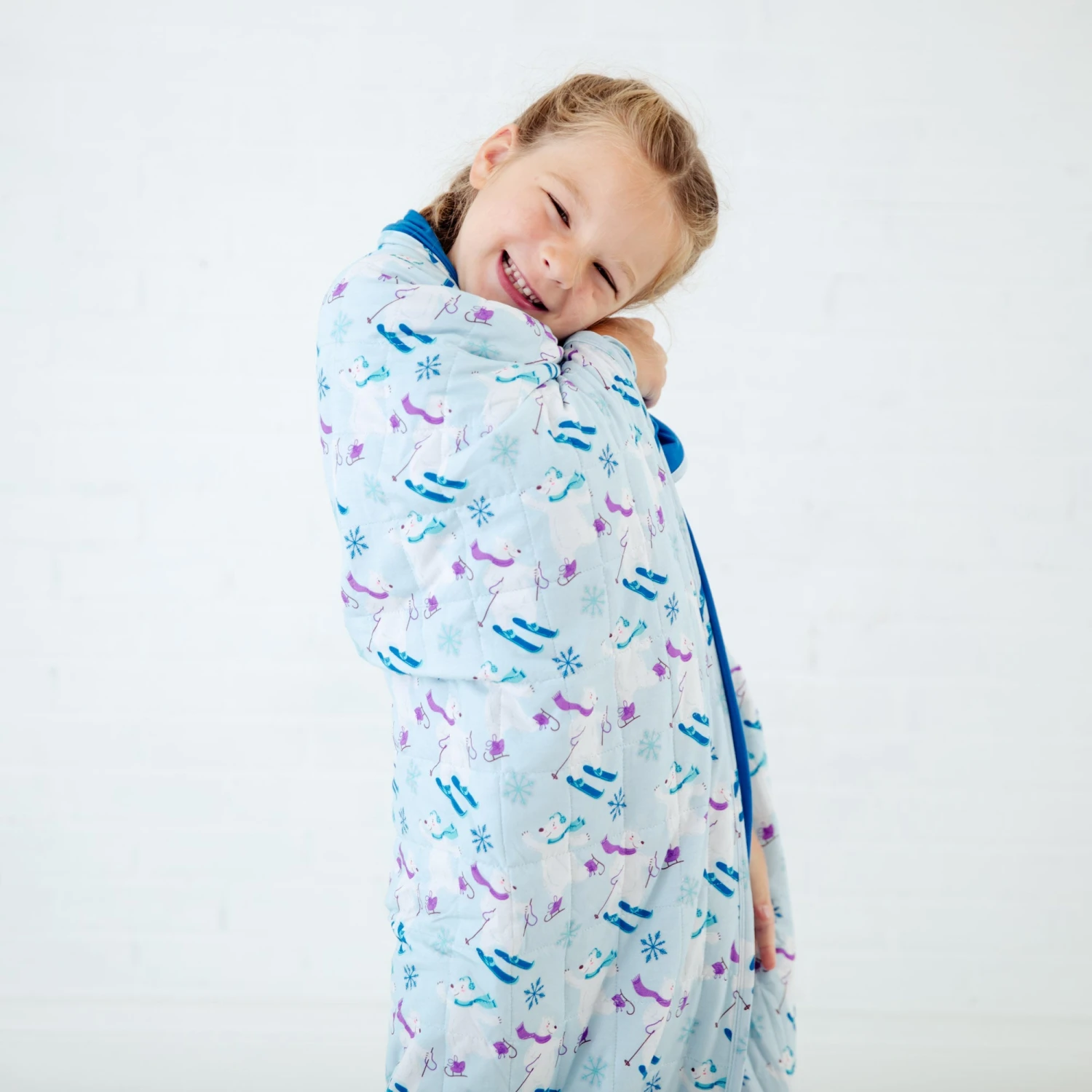 Bearly Skating By Quilted Children's Bamboo Blanket 6 Bearly Skating By Quilted Children's Bamboo Blanket - Image 4