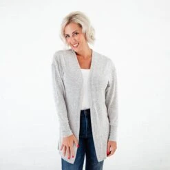 Lush Signature Blend Sandstone Cardigan -DREAMIERE Store SandstoneandMaxiTealCardigans 2