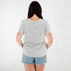 Lush Signature Blend V-Neck 2 Pack - Sandstone & Maxi Teal 14 Lush Signature Blend V-Neck 2 Pack - Sandstone & Maxi Teal -DREAMIERE Store SandstoneandMaxiTealT shirtset 5