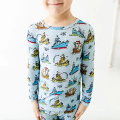 Oh Ship Two Piece Pajamas Set 10 Oh Ship Two Piece Pajamas Set -DREAMIERE Store ShipsTwoPieceJamms 2