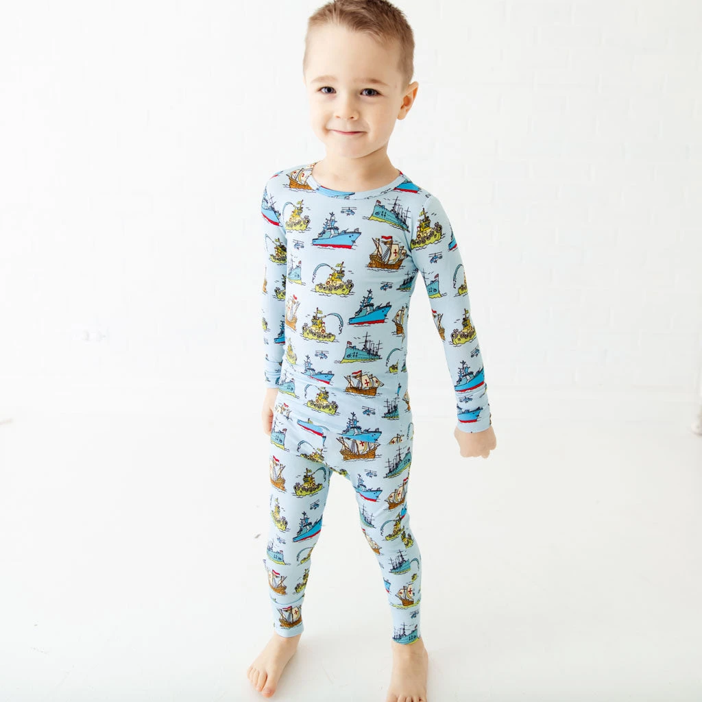 Oh Ship Two Piece Pajamas Set 3 Oh Ship Two Piece Pajamas Set