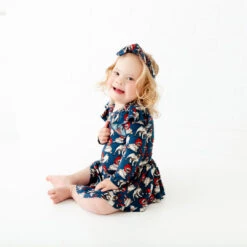 Bah Hum Pug Long Sleeve Ruffle Romper 11 Bah Hum Pug Long Sleeve Ruffle Romper -DREAMIERE Store XmasDogsLSRomper 3