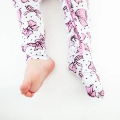 All Tied Up Ruffle Convertible Footie -DREAMIERE Store alltiedupconvertiblefootie 6