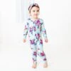 In Full Bloom Ruffle Convertible Footie 1 In Full Bloom Ruffle Convertible Footie -DREAMIERE Store aquafloralconvertiblefootie 10