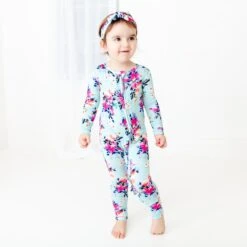 In Full Bloom Ruffle Convertible Footie