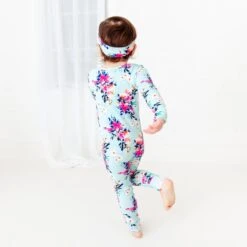 In Full Bloom Ruffle Convertible Footie 9 In Full Bloom Ruffle Convertible Footie -DREAMIERE Store aquafloralconvertiblefootie 11