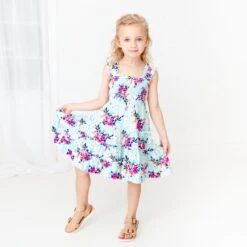 In Full Bloom Smocked Ruffle Tank Dress