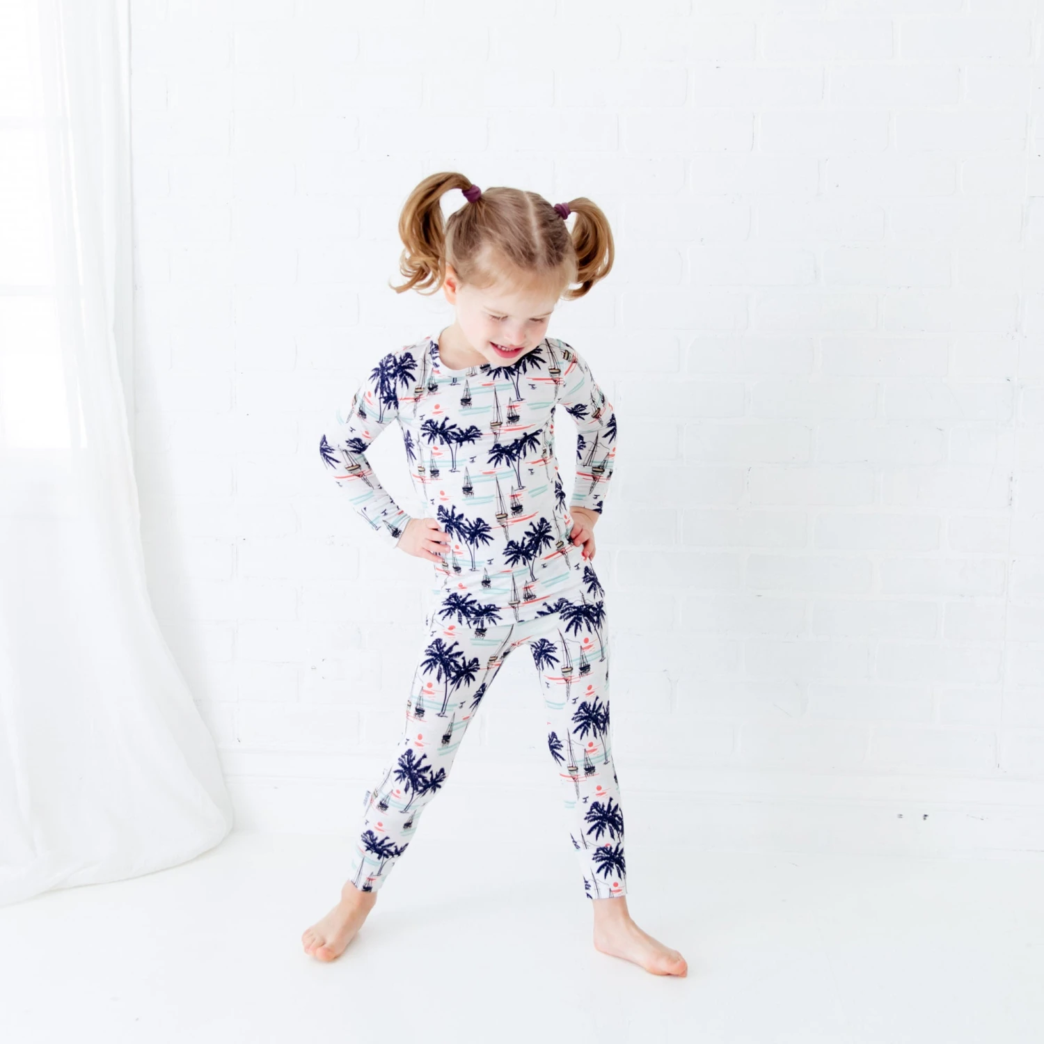 Sunset Sails Two Piece Pajamas Set 5 Sunset Sails Two Piece Pajamas Set - Image 3