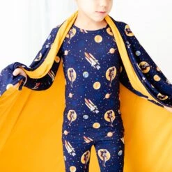 Astronaps Two Piece Pajamas Set 10 Astronaps Two Piece Pajamas Set -DREAMIERE Store austronauttwopiecejamms 10
