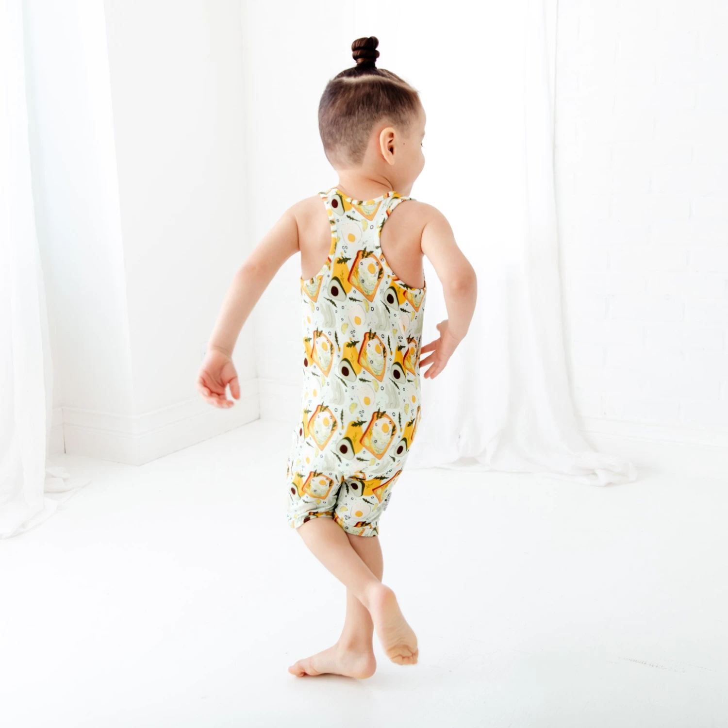 Breakfast In Bed Shortie Tank Romper 5 Breakfast In Bed Shortie Tank Romper - Image 3