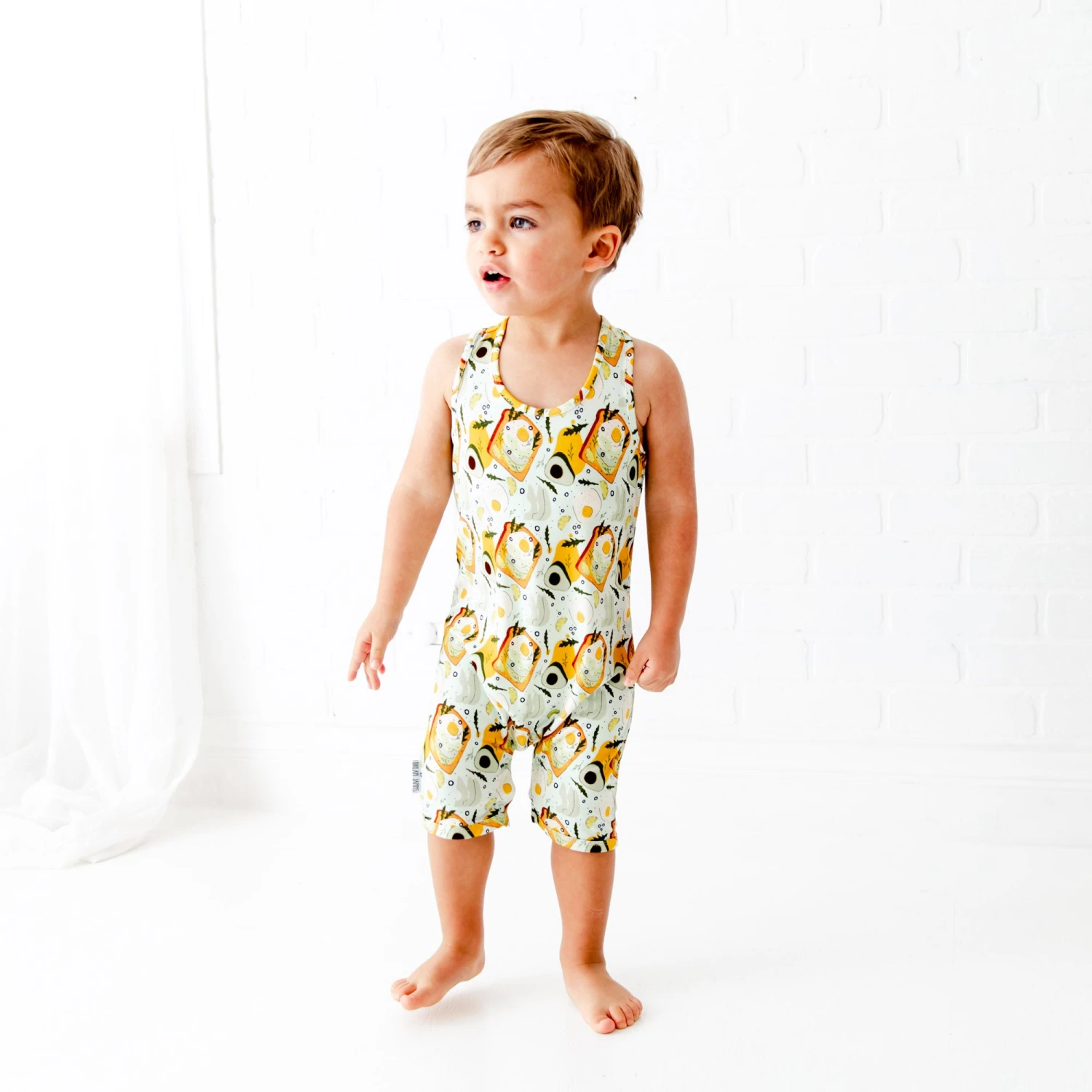 Breakfast In Bed Shortie Tank Romper 6 Breakfast In Bed Shortie Tank Romper - Image 4