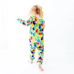 It's Party Time Convertible Footie -DREAMIERE Store balloonFootie