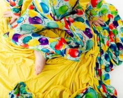 It's Party Time Convertible Footie -DREAMIERE Store balloonFootie 8