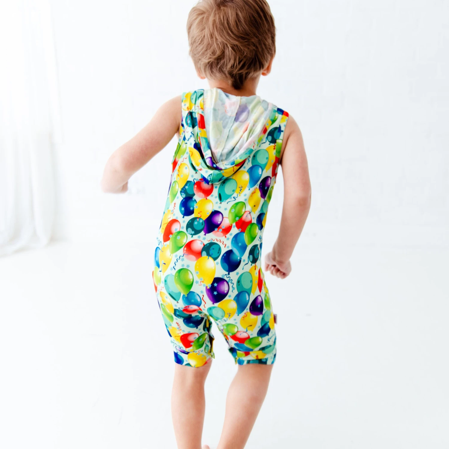 It's Party Time Shortie Hooded Romper 5 It's Party Time Shortie Hooded Romper - Image 3