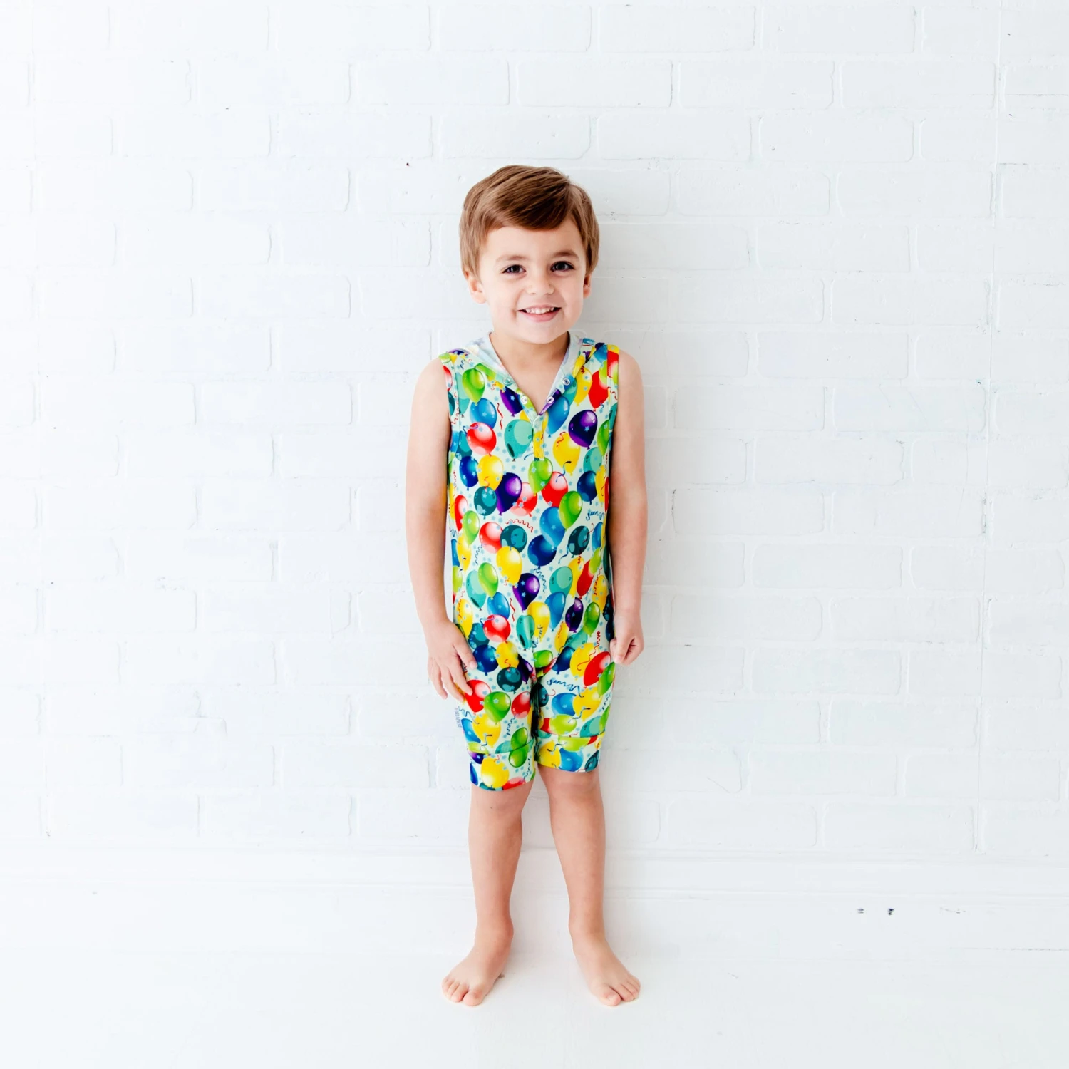 It's Party Time Shortie Hooded Romper 3 It's Party Time Shortie Hooded Romper