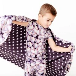 Catch Ya Later Short Sleeve Two Piece Pajamas Set -DREAMIERE Store baseball2024twopiecejamms 13