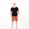 All Bats Are Off Men's Sleep Shorts And Tee -DREAMIERE Store batsmensshortsandteel 3