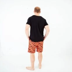 All Bats Are Off Men's Sleep Shorts And Tee 11 All Bats Are Off Men's Sleep Shorts And Tee -DREAMIERE Store batsmensshortsandteel 6