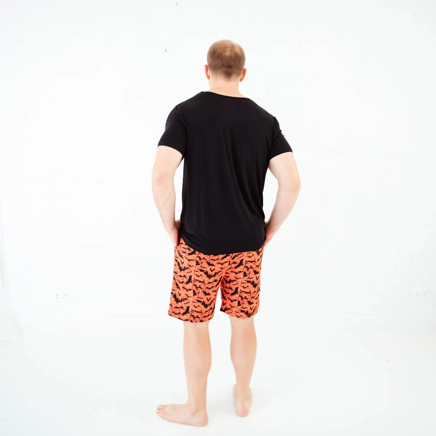 All Bats Are Off Men's Sleep Shorts And Tee 6 All Bats Are Off Men's Sleep Shorts And Tee - Image 4