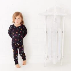 Shine Bright Convertible Footie -DREAMIERE Store blacklightsconvertiblefootie 9