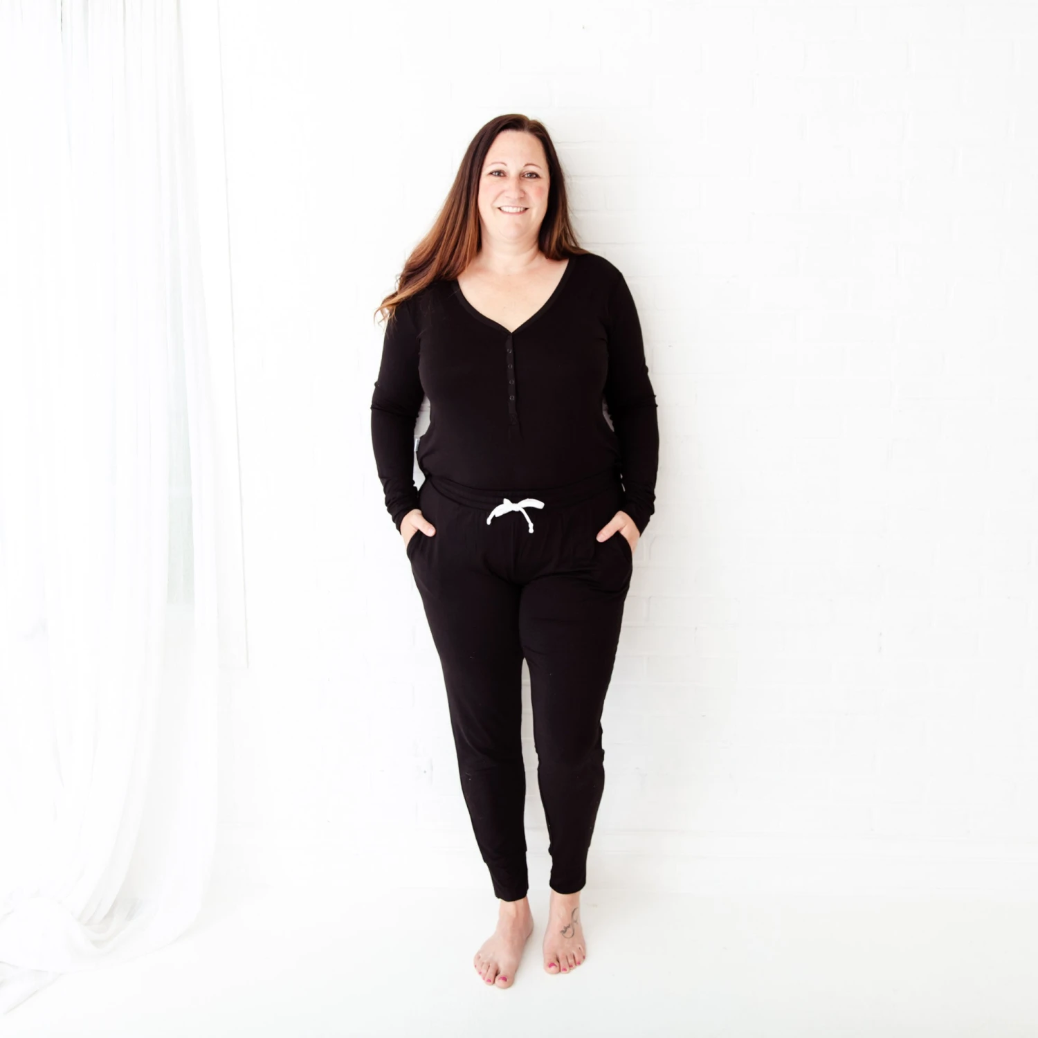 Onyx Women's Long Sleeve Loungewear 3 Onyx Women's Long Sleeve Loungewear