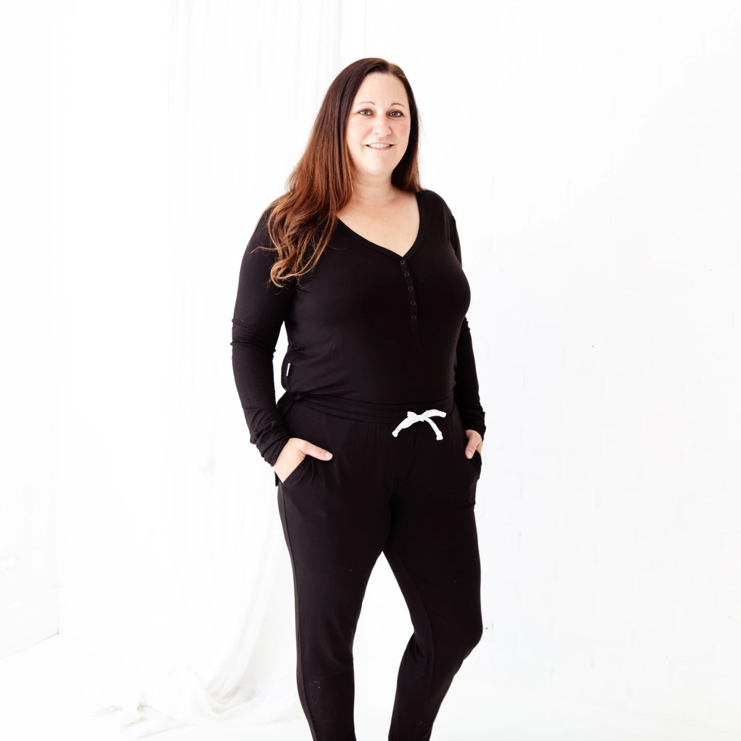 Onyx Women's Long Sleeve Loungewear 7 Onyx Women's Long Sleeve Loungewear - Image 5