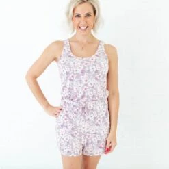 Bloom Baby Bloom Women's Everyday Romper 9 Bloom Baby Bloom Women's Everyday Romper -DREAMIERE Store bloombabyshortsleggyromper