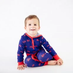 Hometown Heroes Hooded Romper - Navy 12 Hometown Heroes Hooded Romper - Navy -DREAMIERE Store bluefiretruckshoodedromper 92