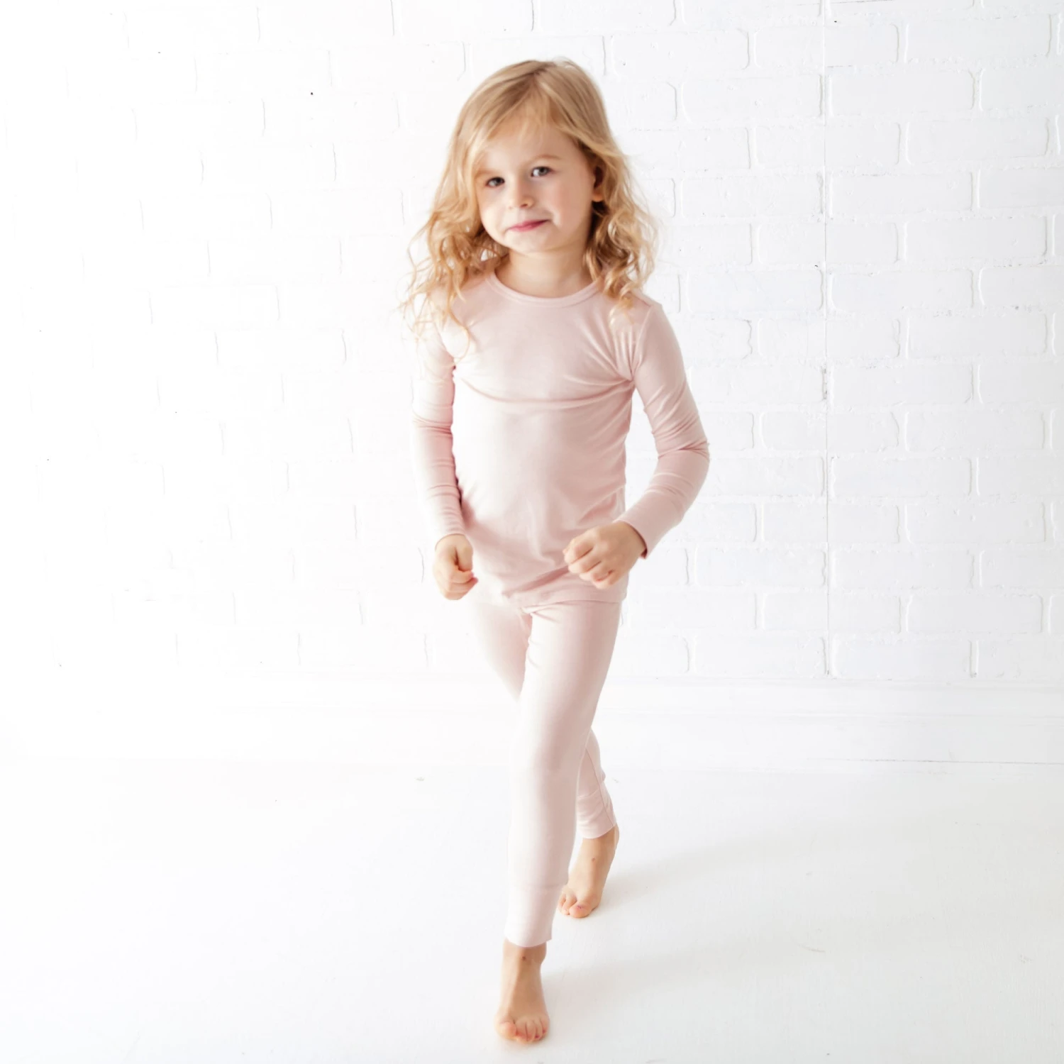 Powder Pink Two Piece Pajamas Set 5 Powder Pink Two Piece Pajamas Set - Image 3